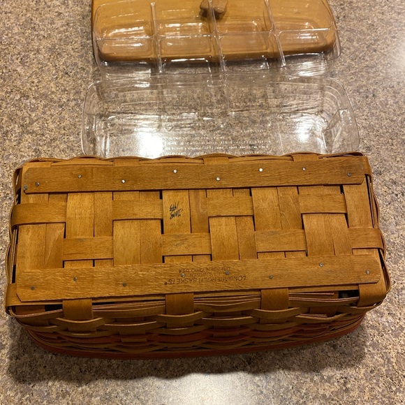 Vintage Longaberger Mother’s Day Vanity 1996 Basket, Protector Set and Lid USA - Picture 16 of 17